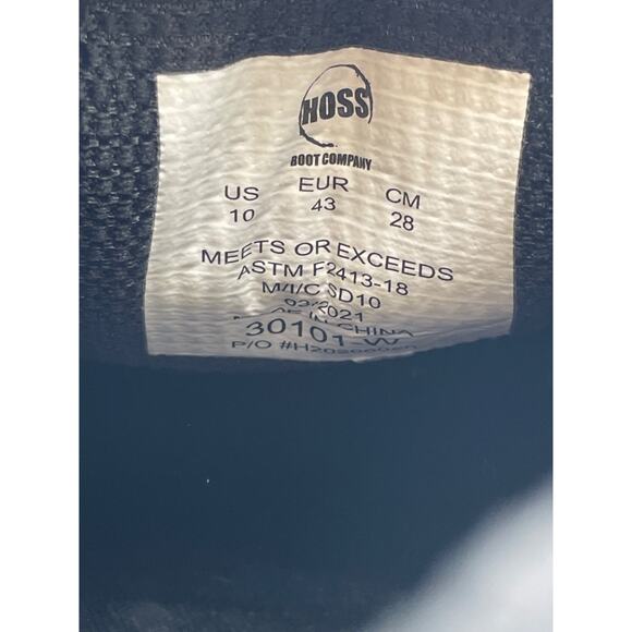 HOSS Slipknot II SD 30101 Men's NEW Composite-Toe Work Shoe Black US Size 10 W - Picture 10 of 11